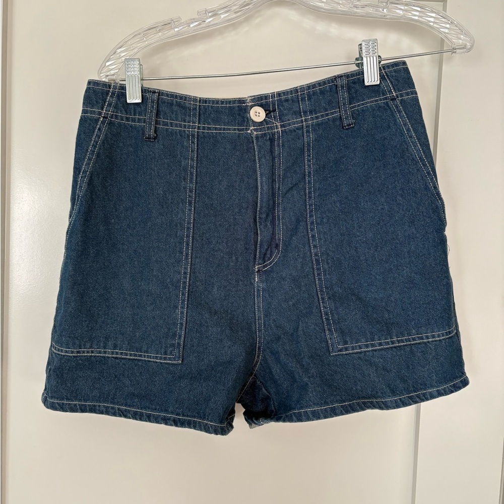 Brixton Dark Blue Denim Utility Shorts
